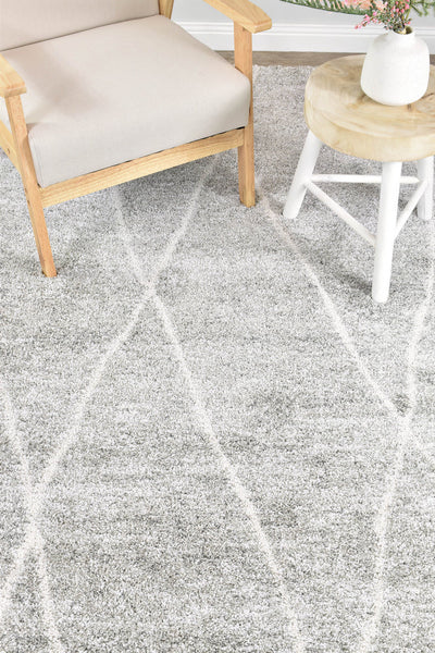 Messina Dawn Grey Rug.