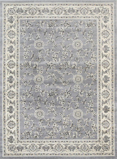 Delilah Grey Cream Border Rug Brand Ventures