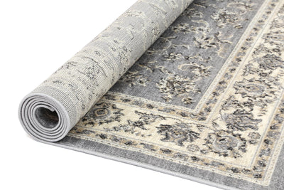 Delilah Grey Cream Border Rug Brand Ventures