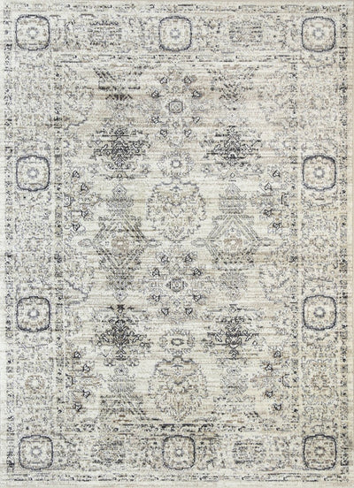 Delilah Cream Grey Contemporary Rug Brand Ventures