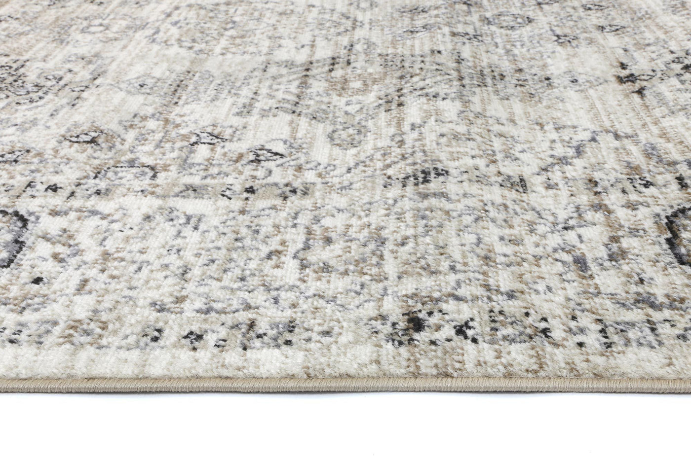 Delilah Cream Grey Contemporary Rug Brand Ventures