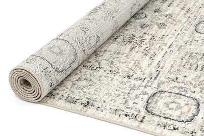 Delilah Cream Grey Contemporary Rug Brand Ventures