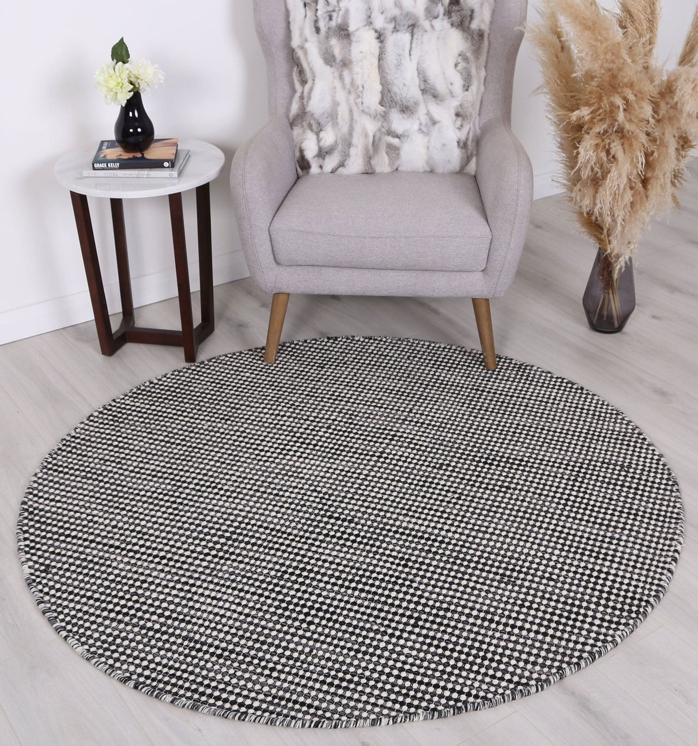 Zenno Charcoal Grey Round Brand Ventures