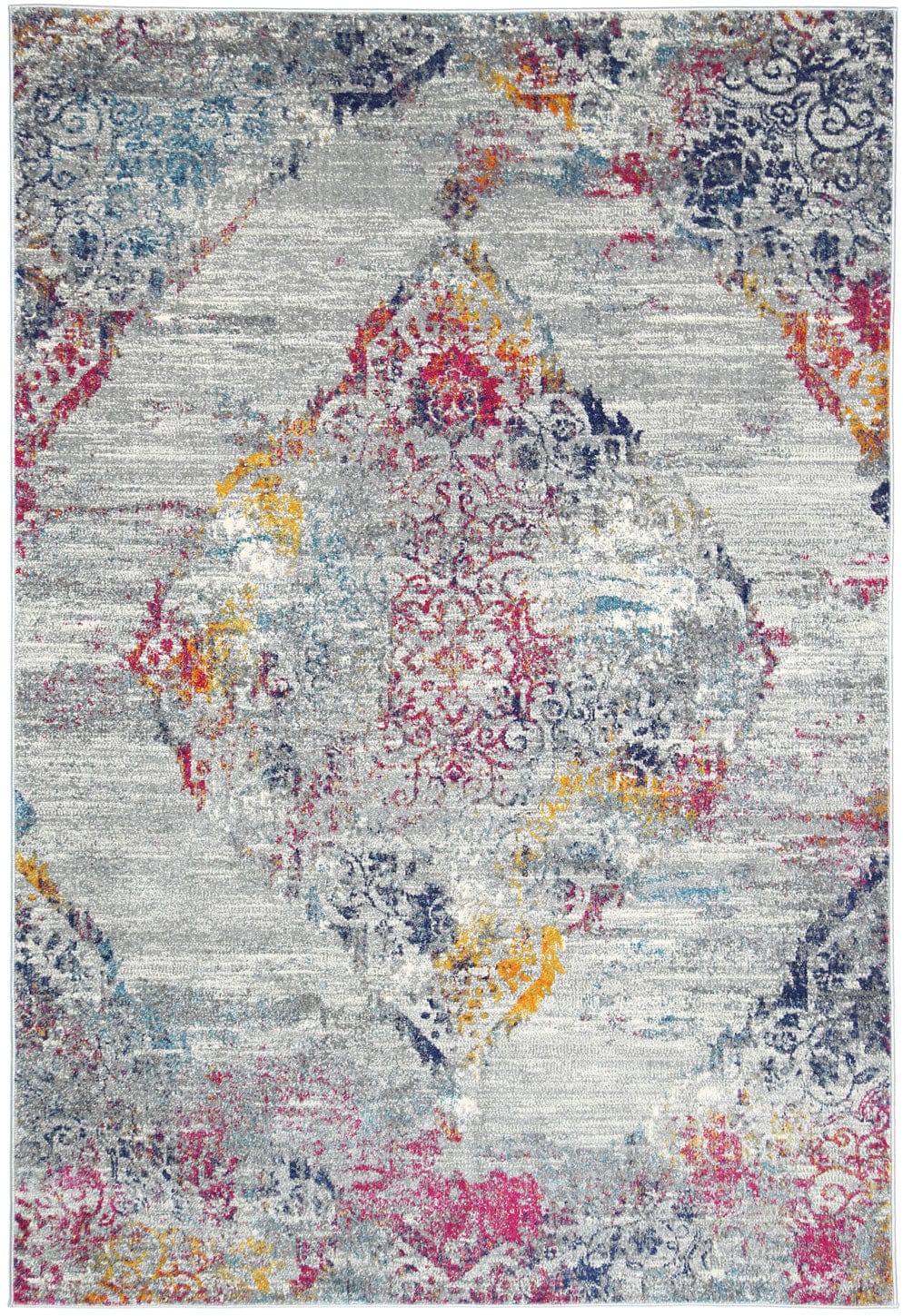 Crete Ornate Multi-Coloured Rug Brand Ventures