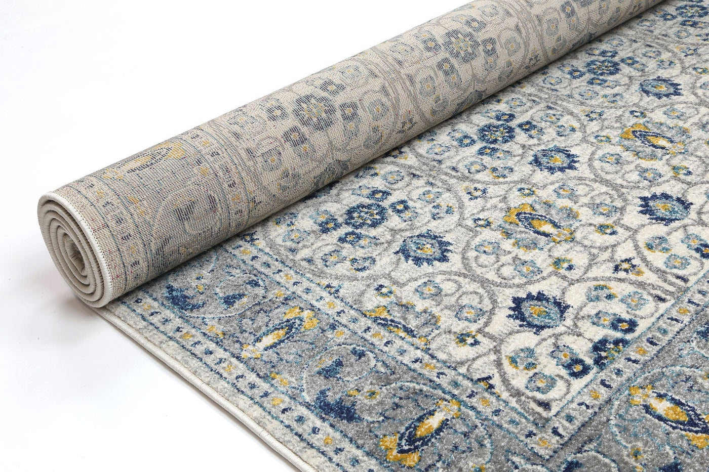 Crete Rustic Blue Rug Brand Ventures