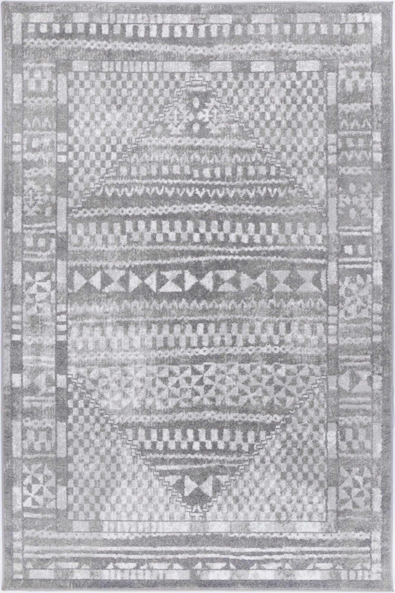 Christina Aztec Grey Contemporary Rug Brand Ventures