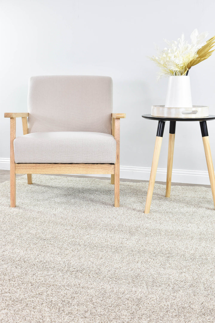 Tango Latte Rug - Turkish-inspired shaggy rug from Treasures of Turkey