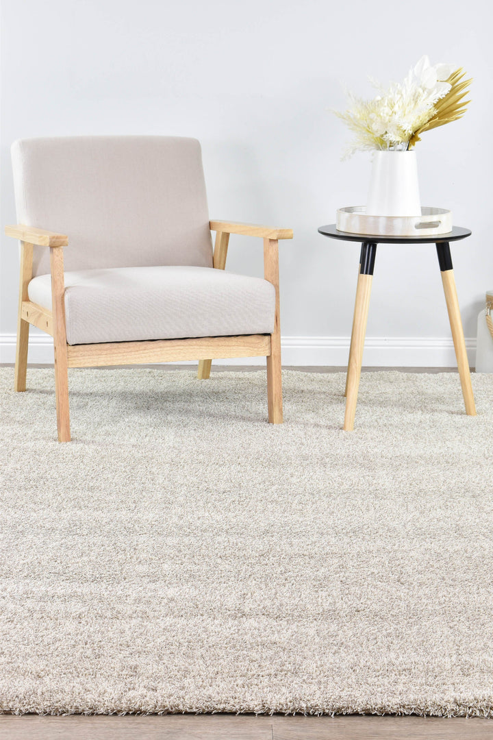 Tango Latte Rug - Turkish-inspired shaggy rug from Treasures of Turkey