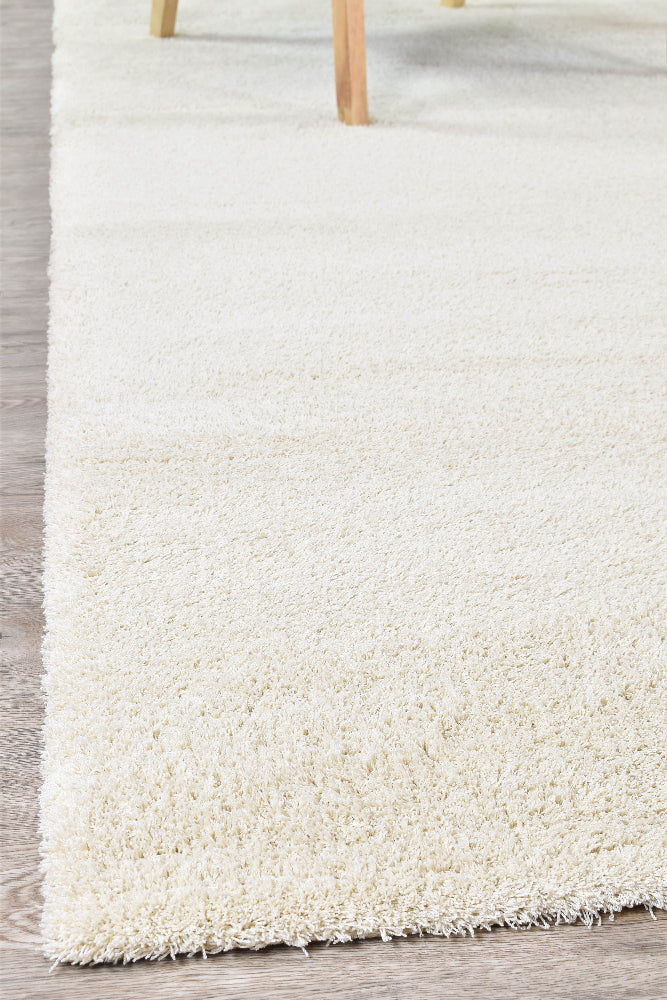 Tango Cream Rug - Turkish-inspired shaggy rug from Treasures of Turkey