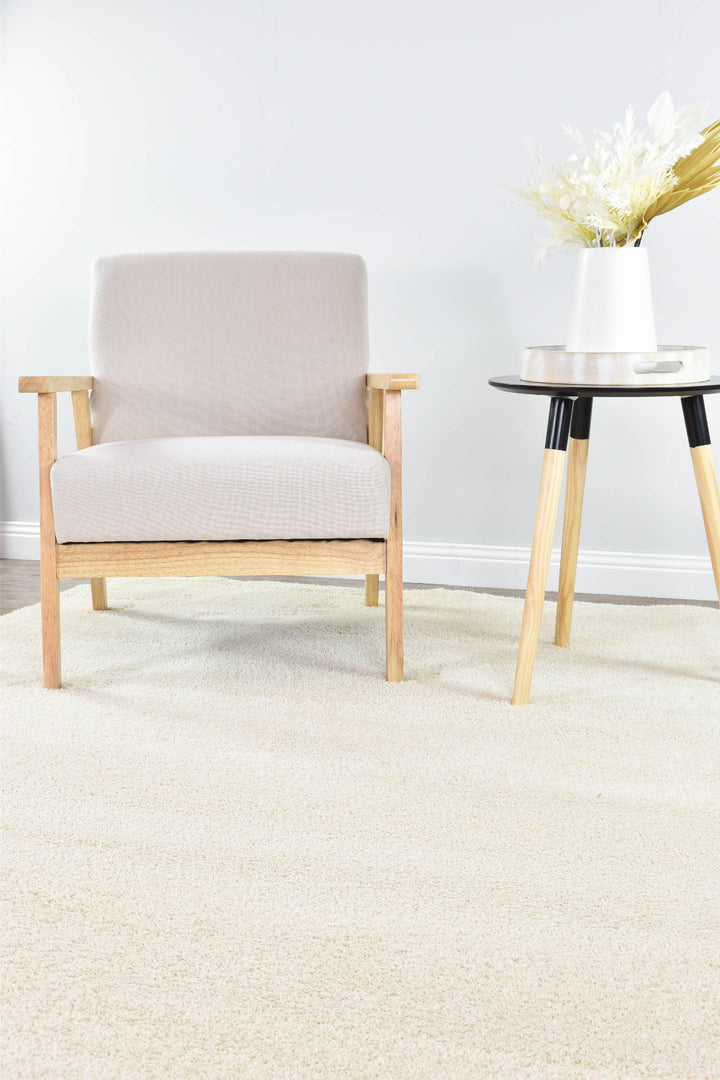 Tango Cream Rug - Turkish-inspired shaggy rug from Treasures of Turkey