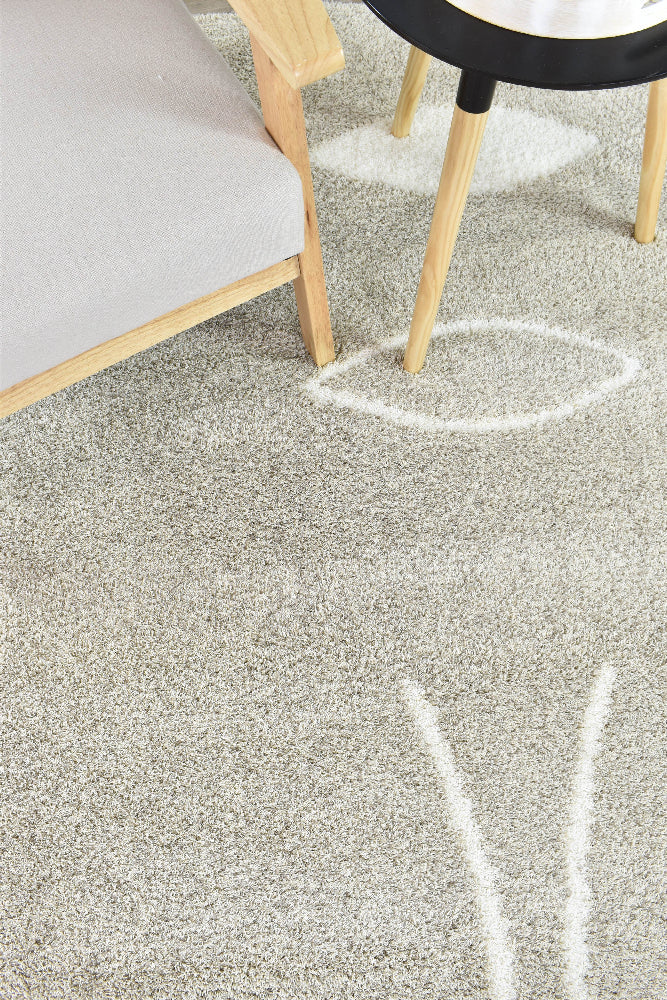 Tango Latte Rug - Turkish-inspired shaggy rug from Treasures of Turkey