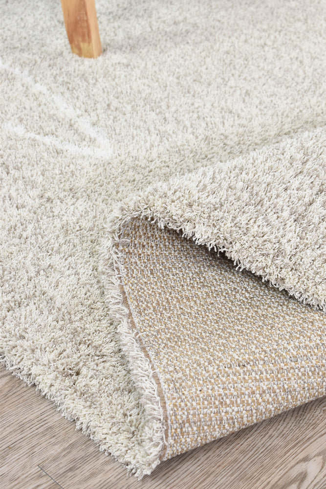 Tango Latte Rug - Turkish-inspired shaggy rug from Treasures of Turkey