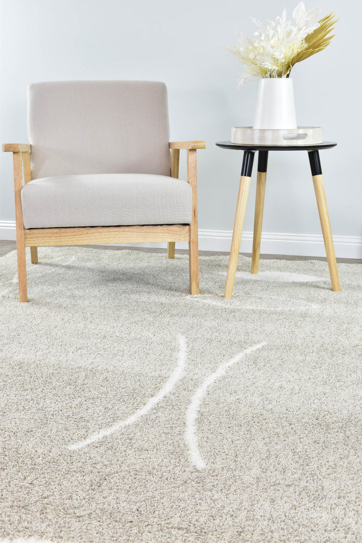 Tango Latte Rug - Turkish-inspired shaggy rug from Treasures of Turkey