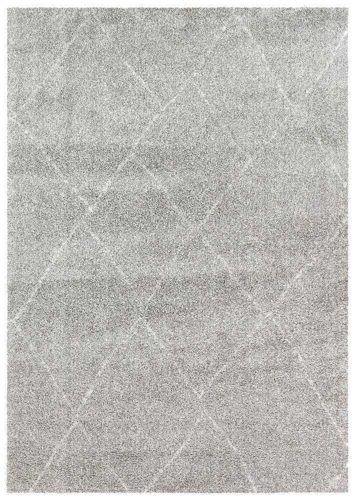 Tango Diamond Latte Rug - Turkish-inspired shaggy rug from Treasures of Turkey