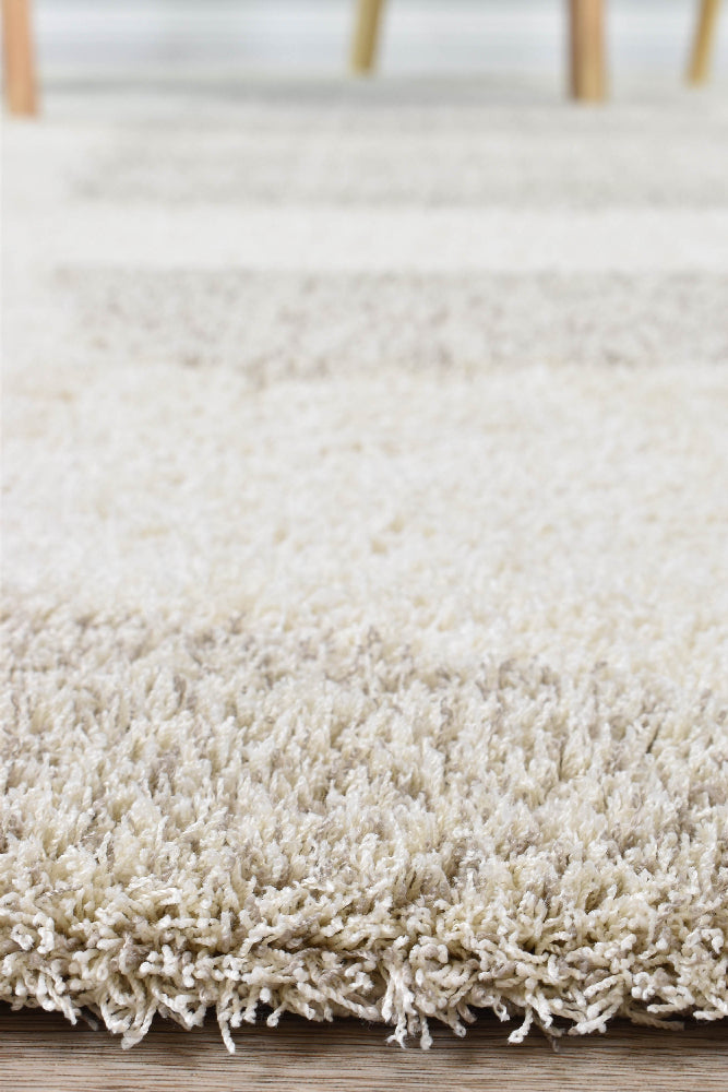 Tango Latte Rug - Turkish-inspired shaggy rug from Treasures of Turkey