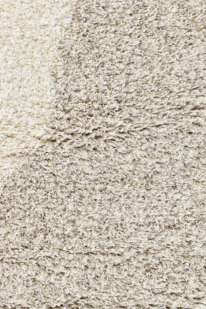 Tango Latte Rug - Turkish-inspired shaggy rug from Treasures of Turkey
