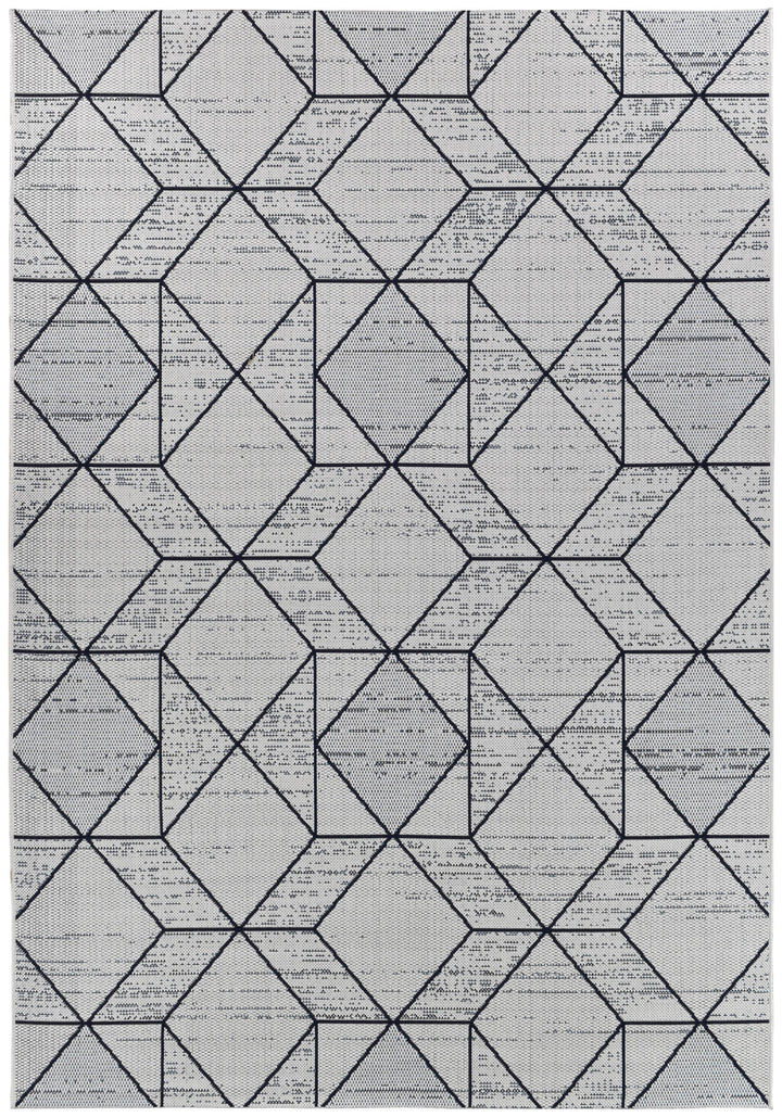 Mirada White Blue Rug 47277-396.