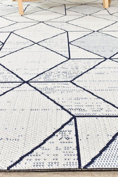 Mirada White Blue Rug 47277-396.