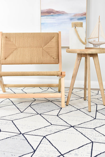 Mirada White Blue Rug 47277-396.