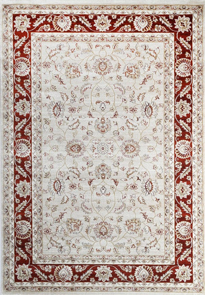 Alanya Cream/Red Rug | Treasures of Turkey