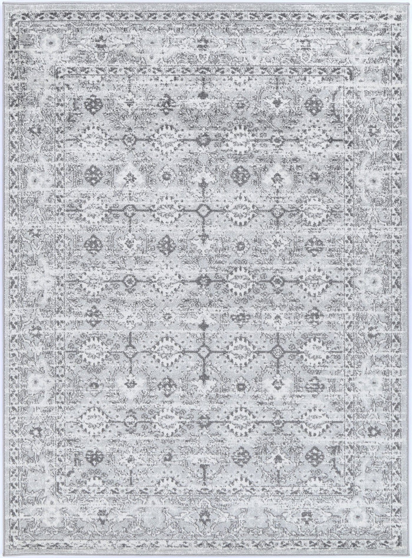 Navana Grey White Ancient Rug Brand Ventures