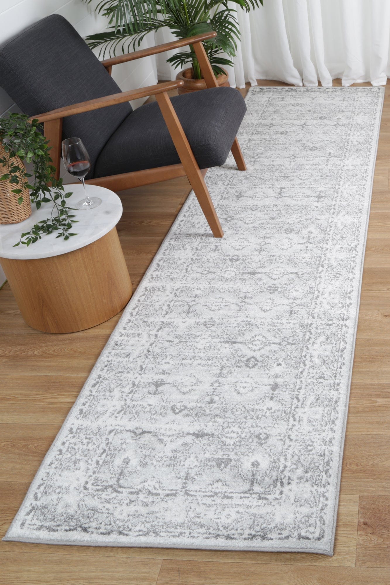 Navana Grey White Ancient Rug Brand Ventures