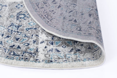 Navana Cream Blue Traditional Rug Brand Ventures