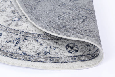 Navana Navy Cream Traditional Rug Brand Ventures