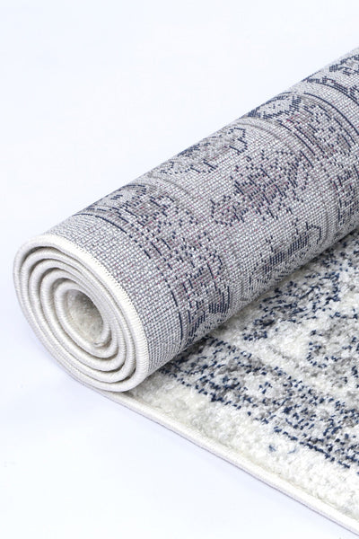 Navana Navy Cream Traditional Rug Brand Ventures