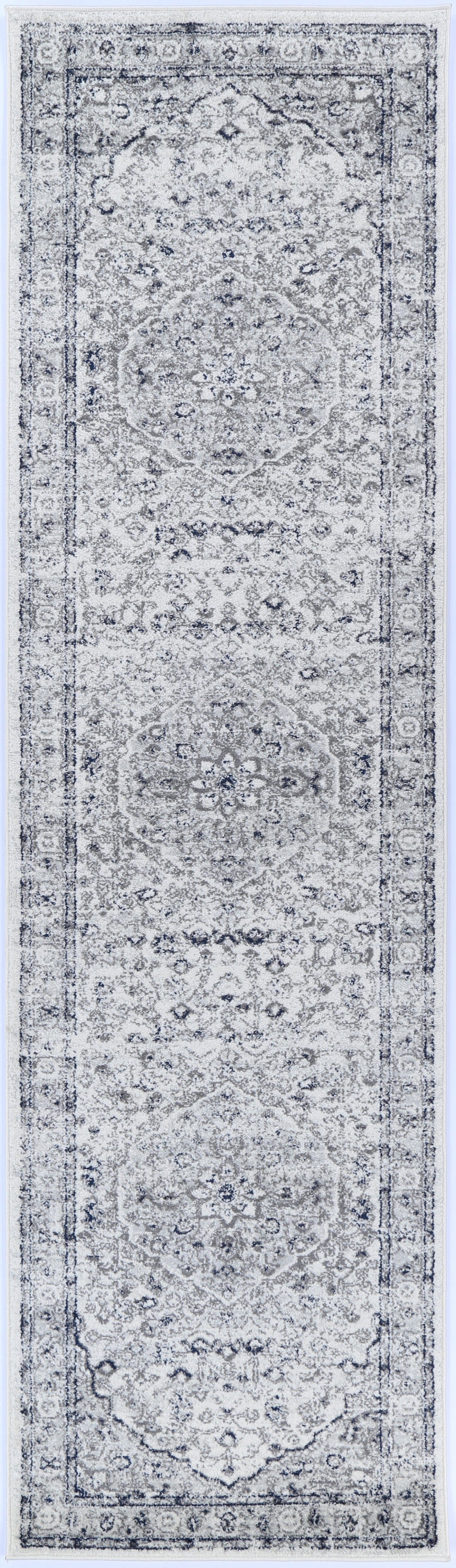 Navana Cream Navy Floral Rug Brand Ventures