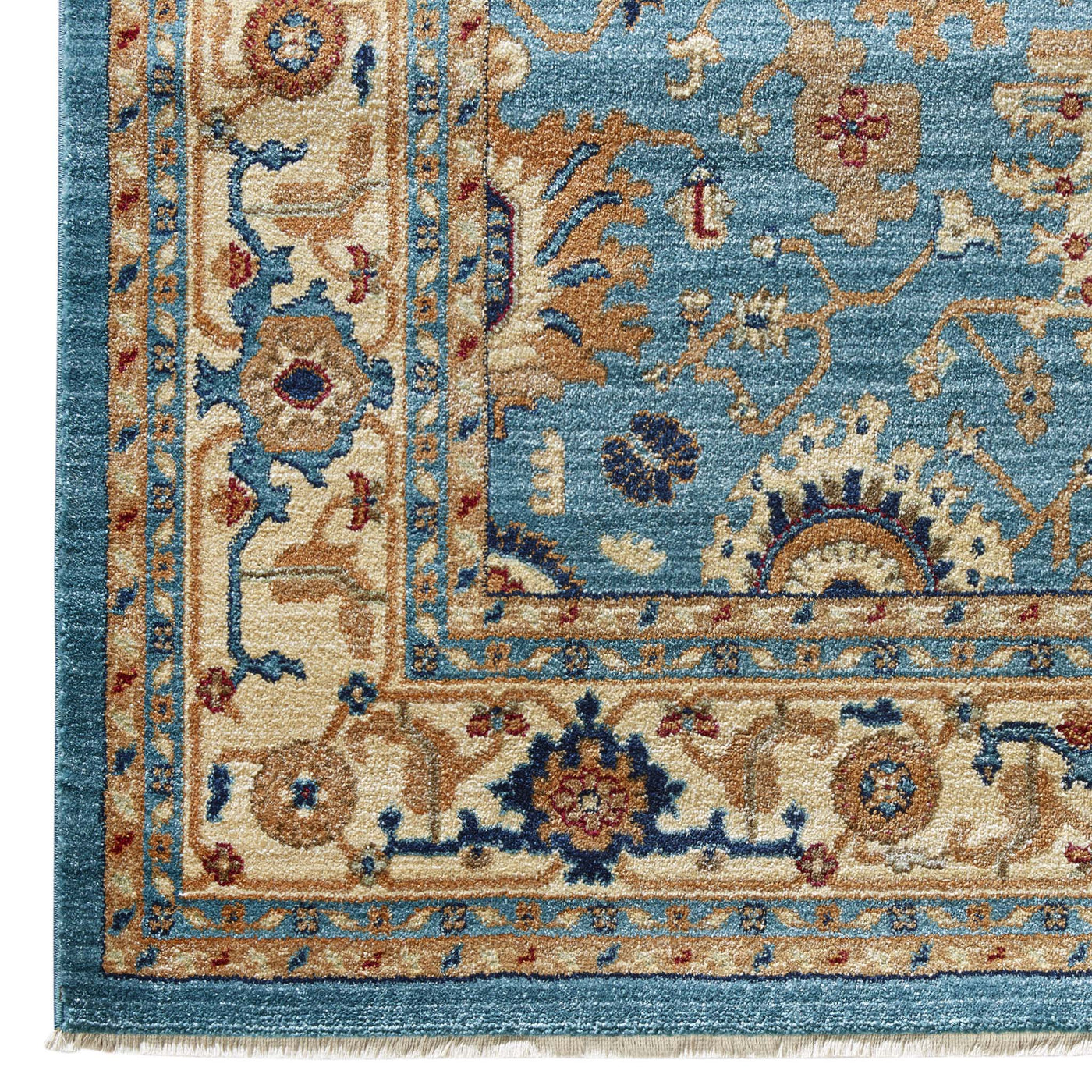 Persian Blue Aztec Saray Rugs