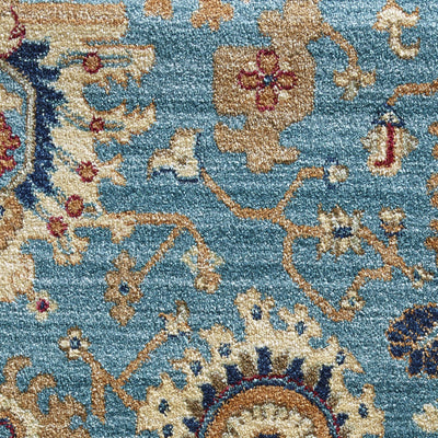 Persian Blue Aztec Saray Rugs