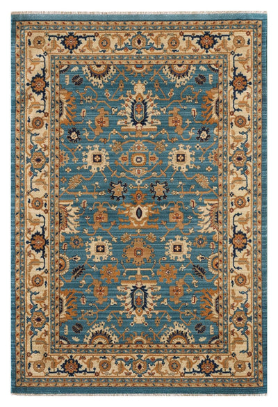 Persian Blue Aztec Saray Rugs