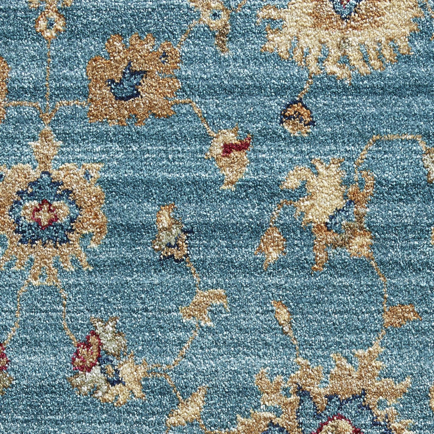 Persian Blue Floral Saray Rugs