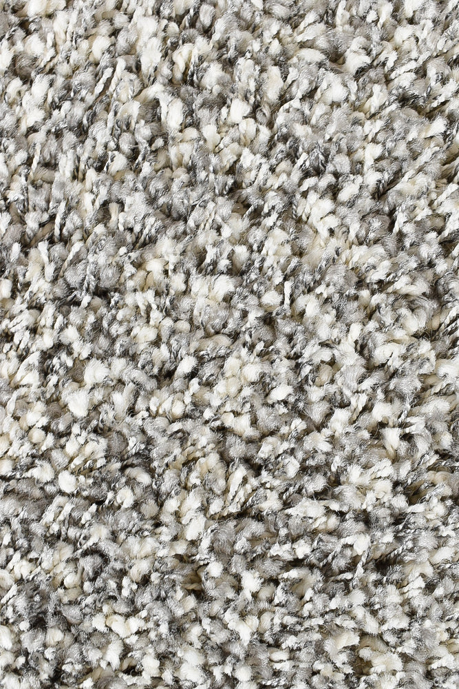 Plain Portland Shaggy Rug Grey - Turkish-inspired shaggy rug from Treasures of Turkey