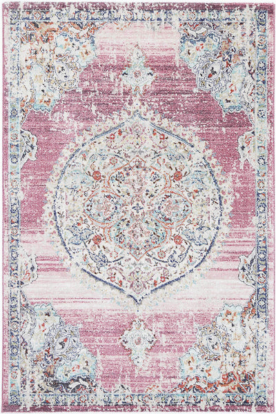 Konya Medalion Transitional Blush Rug Brand Ventures