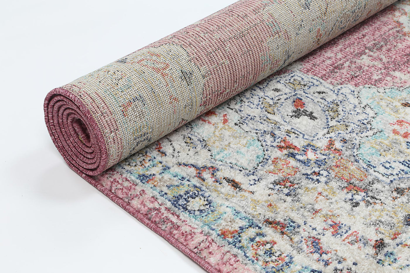 Konya Medalion Transitional Blush Rug Brand Ventures