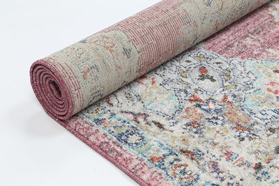 Konya Medalion Transitional Blush Rug Brand Ventures