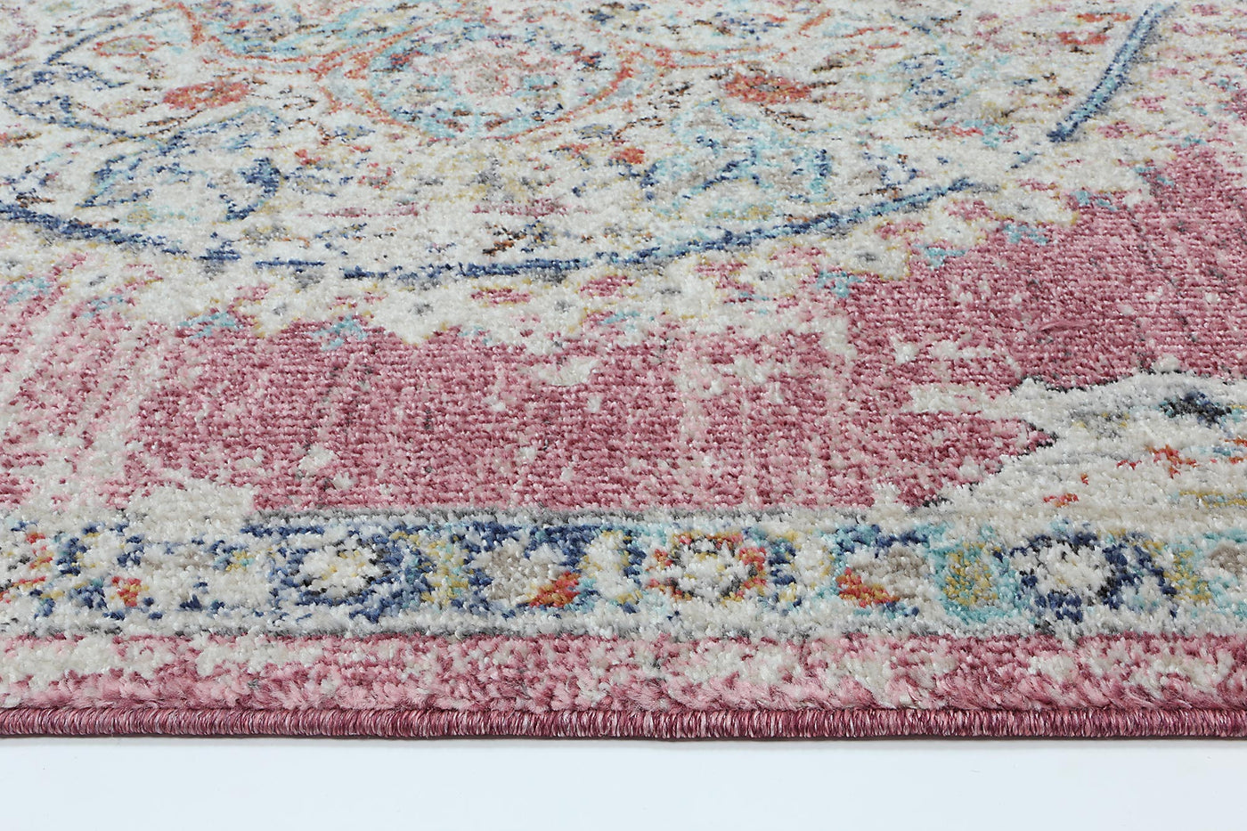 Konya Medalion Transitional Blush Rug Brand Ventures