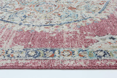 Konya Medalion Transitional Blush Rug Brand Ventures