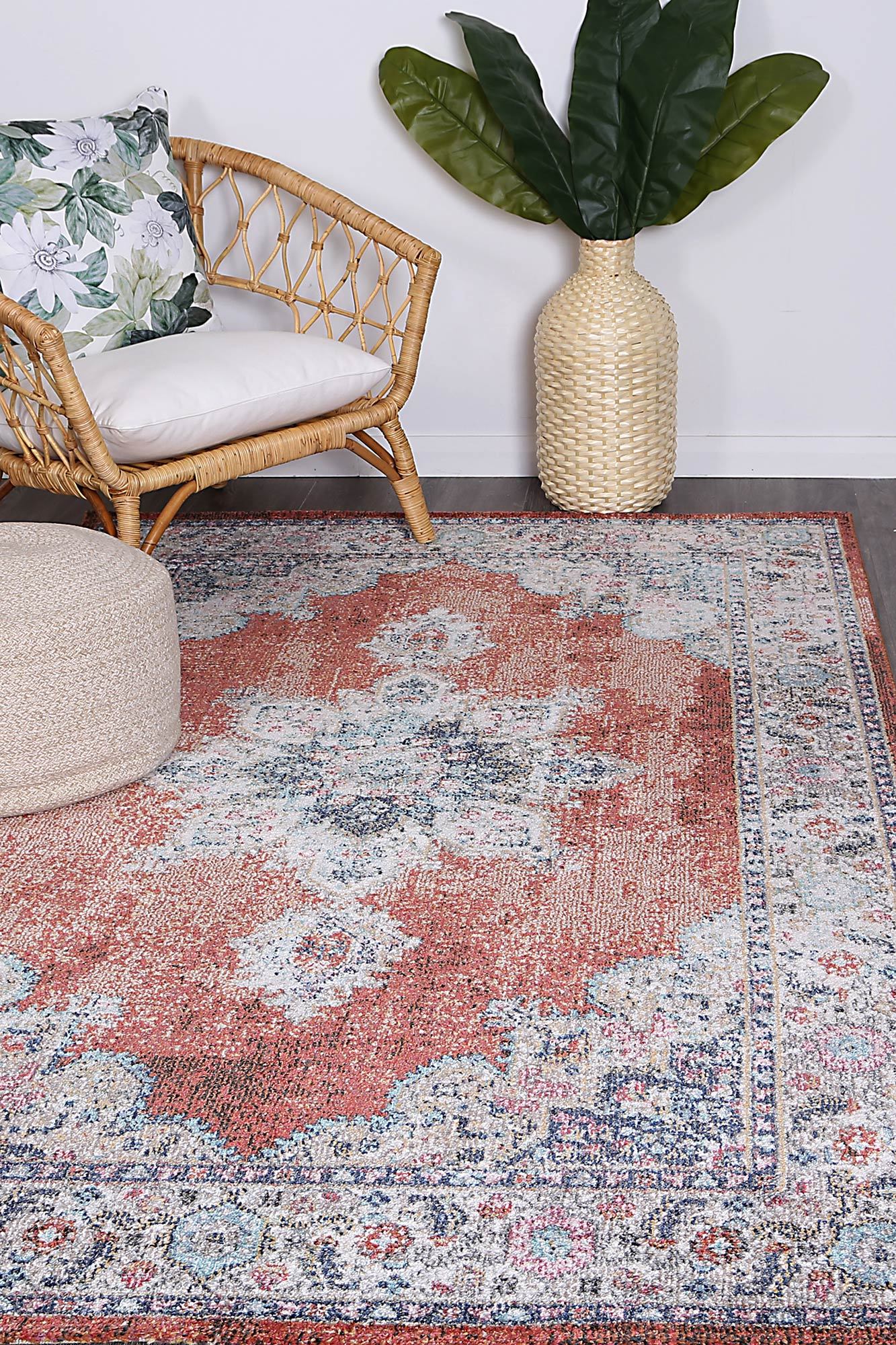 Konya Transitional Rust Rug Brand Ventures