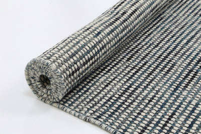 Zenno Teal Blue Rug Brand Ventures